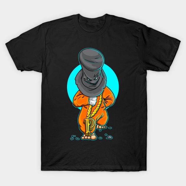 Top Hat Monster T-Shirt by Demonforge